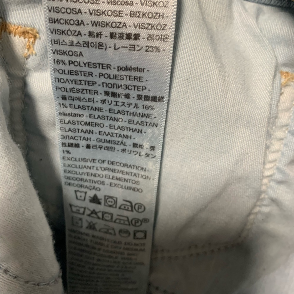 EUC! Levi’s 311 Shaping Capris Plus Size 33 - Picture 7 of 8